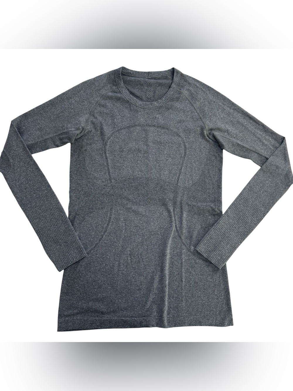 Lululemon Swiftly Tech Long Sleeve Crew Shirt Womens 8 Running Training Top Gray